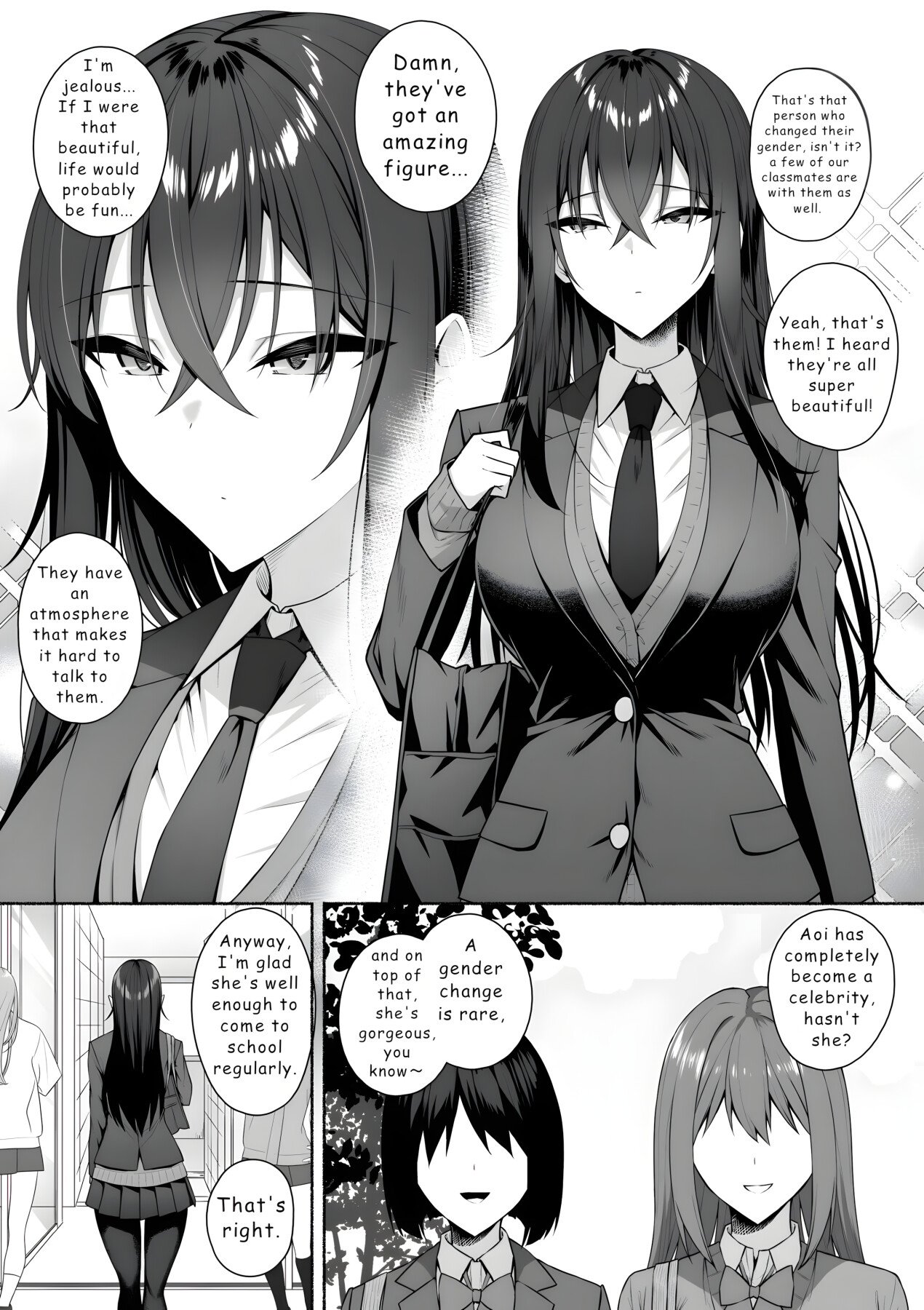 Hentai Manga Comic-The Gyaru and I Swapped Genders The Female Me and The New Boy-Read-3